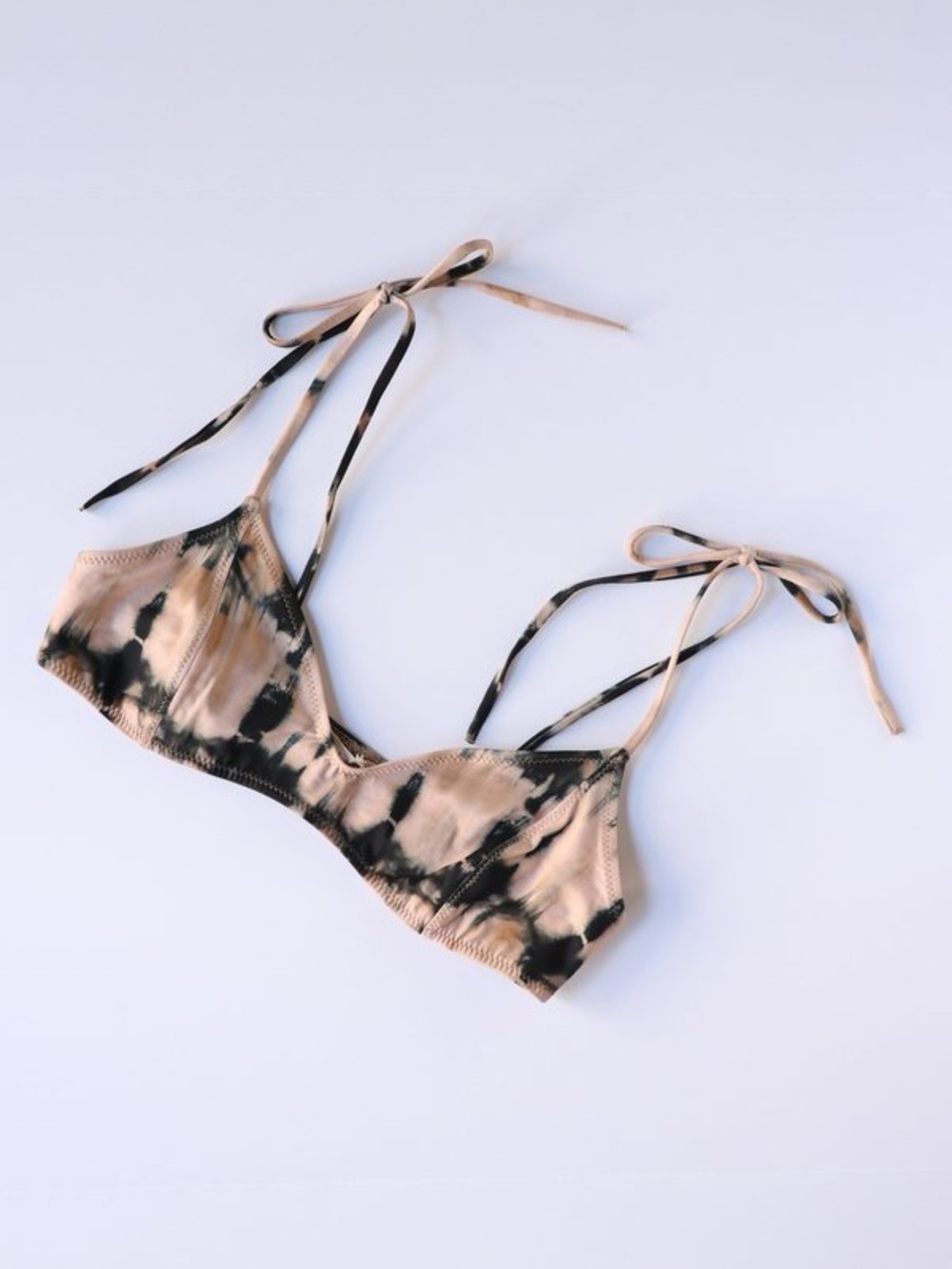 Ulla Johnson Zena Desert Palm Tie Dye Bikini Top Size Large NWT
